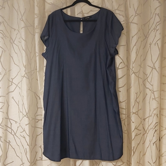 George XXL Super Soft Denim Sheath Dress - Picture 1 of 6